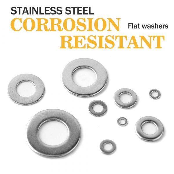 Stainless Steel Flat Washers Assortment 684pcs - Image 5