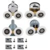 Shower Door Double Wheel Rollers 23/25mm, 8Pcs