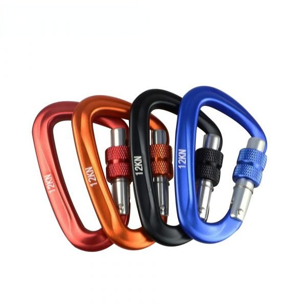 12Kn (2697 lbs) Lightweight Caribeaners 3.15in, 6 Packs