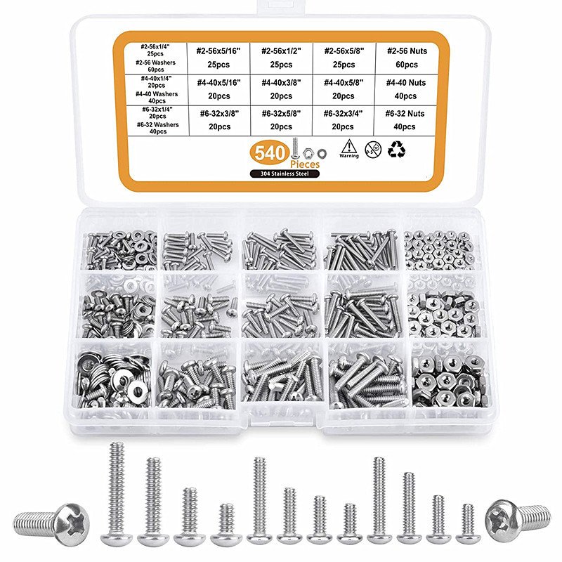 Prime-Line #6-32 x 3/4 in. Zinc Plated Steel Phillips Drive Flat Head Machine Screws (100-Pack) 9000550