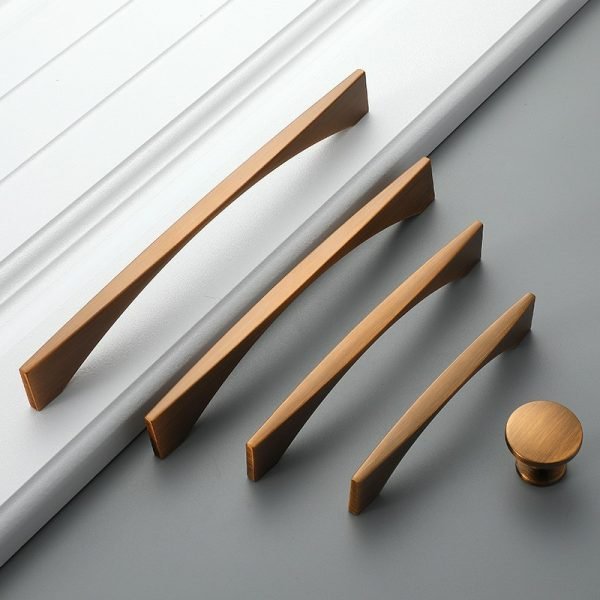 20 Packs Antique Brushed Brass Cabinet Handle - Image 4