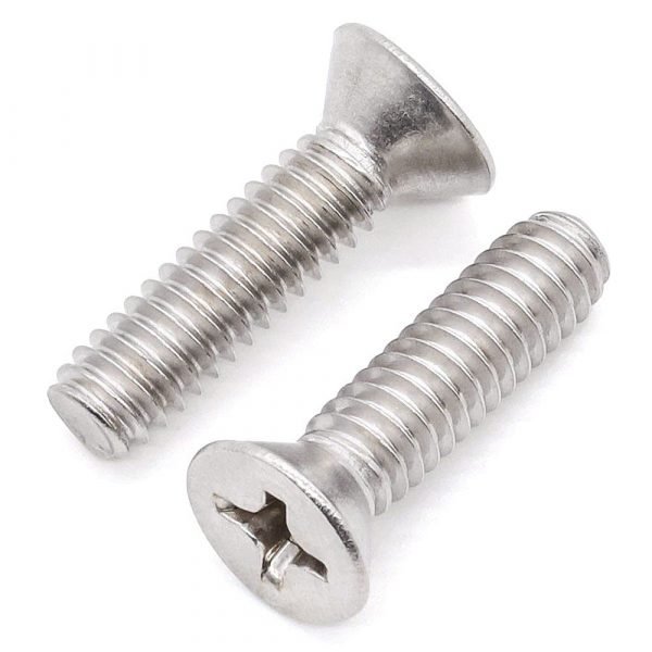 Stainless Steel Phillip Screw Bolt M2-M4, 100/200 Pcs