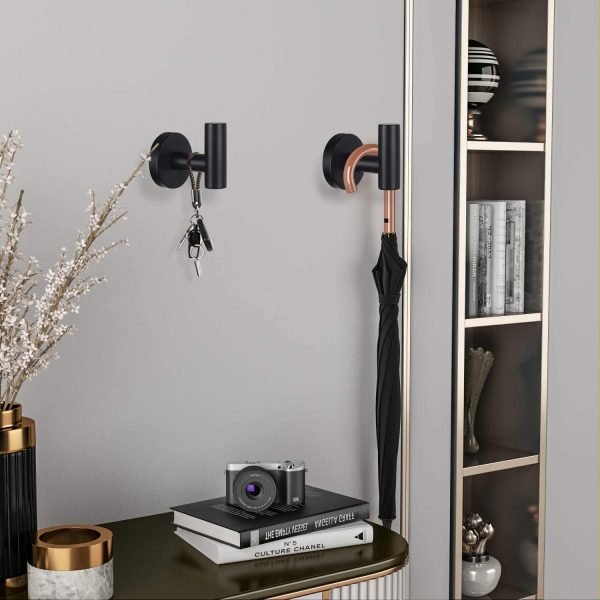 8 Packs Towel Hooks Bathroom Coat Hook - Image 7