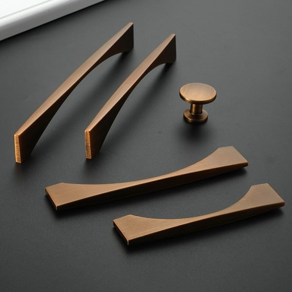 20 Packs Antique Brushed Brass Cabinet Handle - Image 5