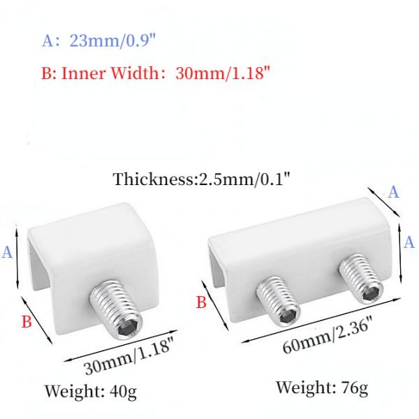4 Pcs Sliding Security Windows Locks With Key - Image 9