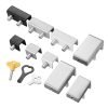 4 Pcs Sliding Security Windows Locks With Key