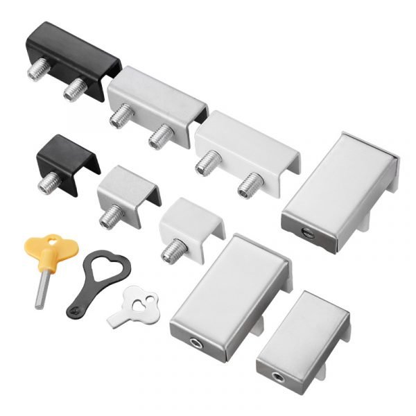 4 Pcs Sliding Security Windows Locks With Key