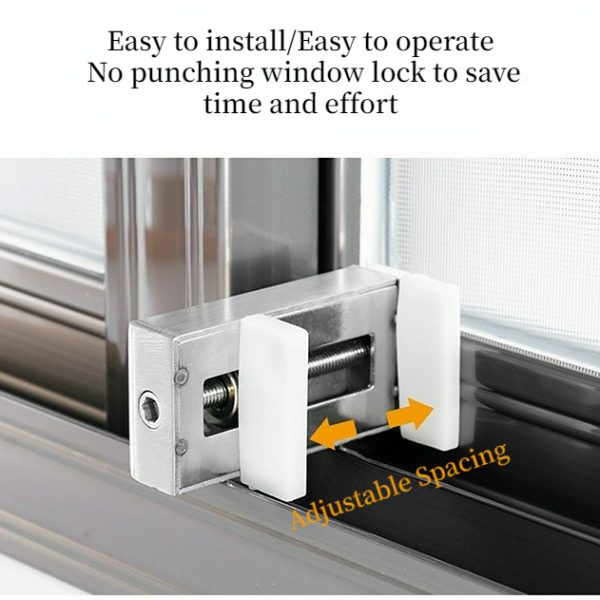 4 Pcs Sliding Security Windows Locks With Key - Image 7