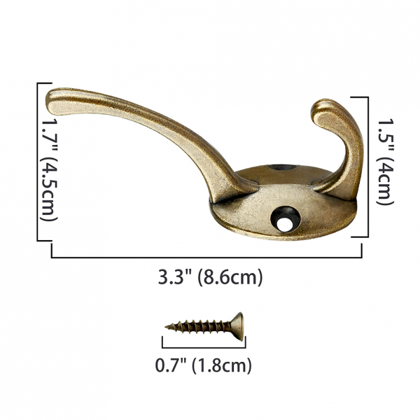 20 Packs Coat Hooks Wall Mounted - Image 2