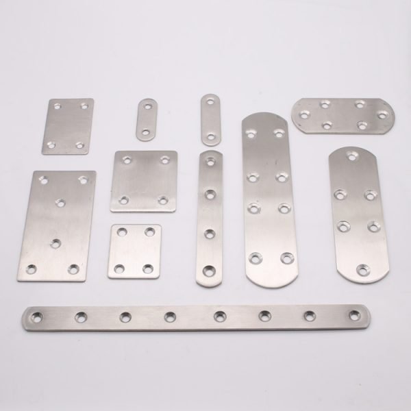 12-100Pcs Stainless Steel Straight Bracket Plate, Heavy Duty - Image 2