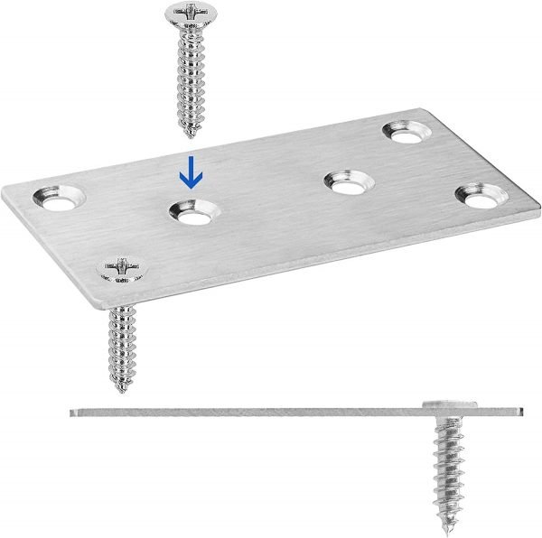 20Pcs Stainless Steel Mending Bracket Plate, Heavy Duty - Image 4