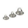 316 Stainless Steel Ceiling Hooks Pad Eyes Plate Round Shape