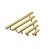 5-10 Pcs Brushed Brass Cabinet Drawer Pulls, Multi-size optional