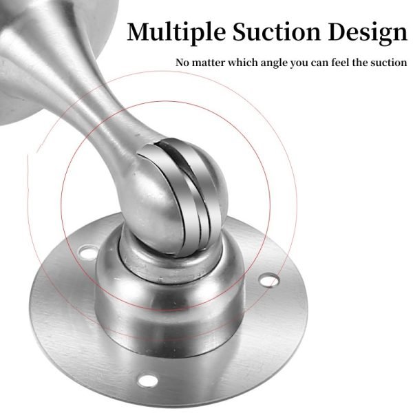 2 Packs Choice of Drilled or No Drilled Door Stopper - Image 3