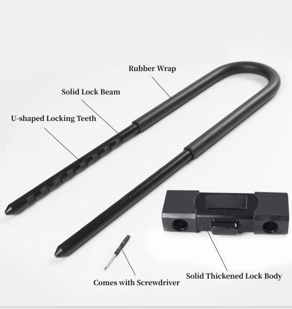 1 Pack Lengthened U-shaped Password Lock - Image 3