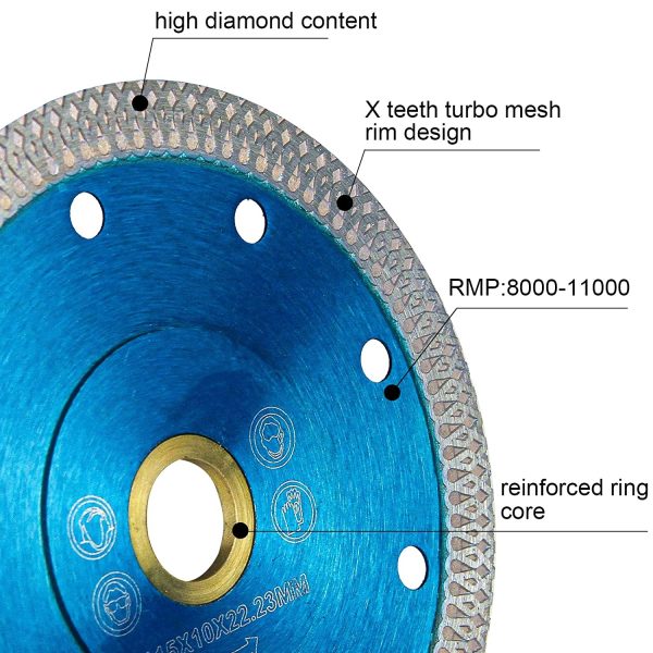 10 Packs Super Thin Diamond Saw Blade 3 sizes 2 colors - Image 4