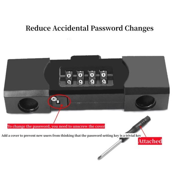 1 Pack Lengthened U-shaped Password Lock - Image 6