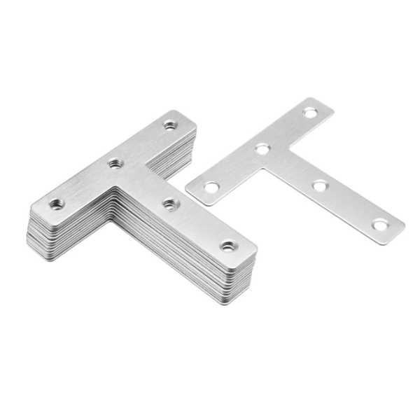 12-100Pcs Stainless Steel T Shape Repair Mending Plate