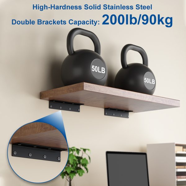 Heavy Duty Stainless Steel Corner Brackets, L Brackets (8-20 Pack) - Image 5