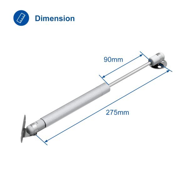 2 Pcs 20-200N Hydraulic Gas Strut Lift Support - Image 5
