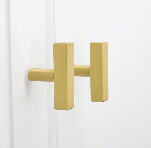 5-10 Pcs Brushed Brass Cabinet Drawer Pulls, Multi-size optional - Image 5