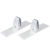 2-Pack T-shape Desk Partition Support Brackets Clips