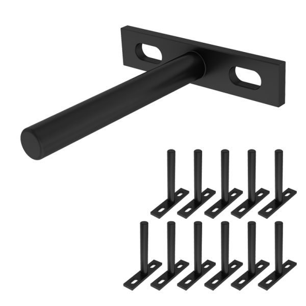 12-Pack Solid Steel Floating Shelf Brackets, Wall Shelf
