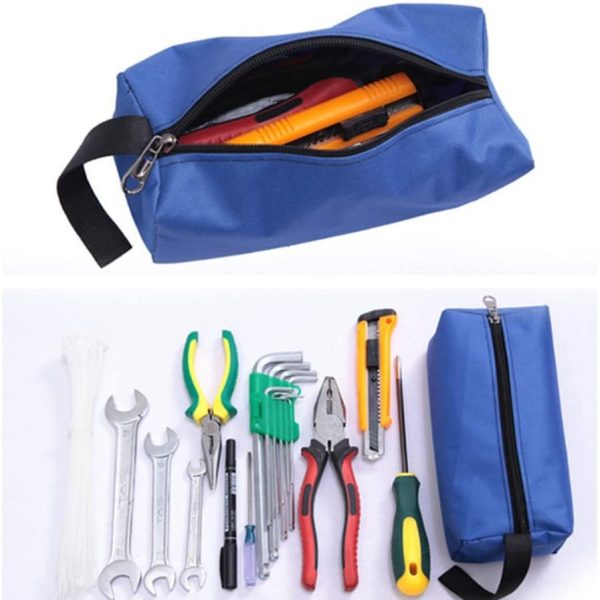 6 Packs Multipurpose Zippered Tote Bags, Available in 7 Colors - Image 4