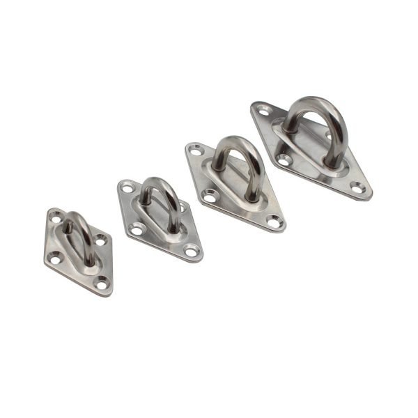 10 Pieces Stainless Steel Hammock Wall Hooks for Wall/Ceiling Mount