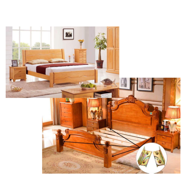 8 Set Bed Rail Brackets Screws Included - Image 6