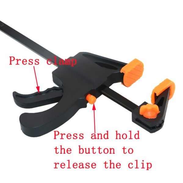 4 Packs F Clamping Grip Quick Ratchet Release Clamps - Image 8