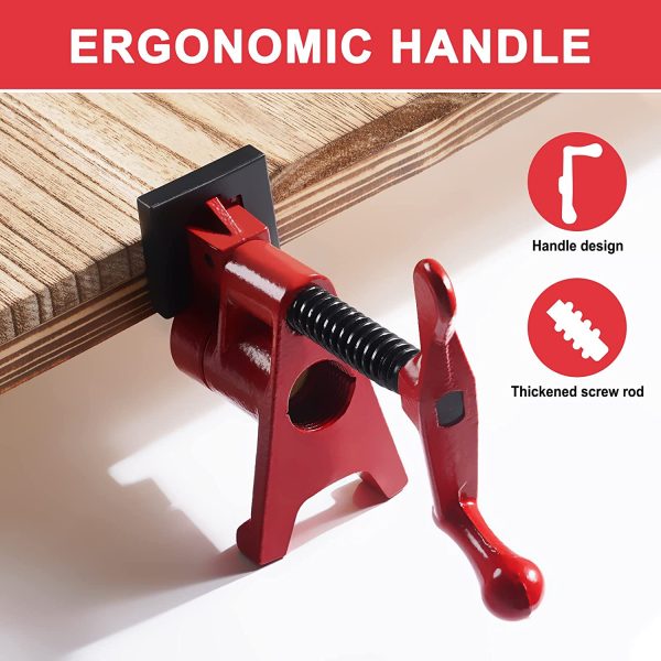 1-Pack Clamps for Woodworking Heavy Duty with 2 Sets Pads - Image 5