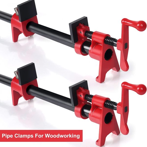 1-Pack Clamps for Woodworking Heavy Duty with 2 Sets Pads - Image 2