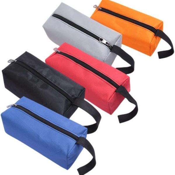 6 Packs Multipurpose Zippered Tote Bags, Available in 7 Colors - Image 3