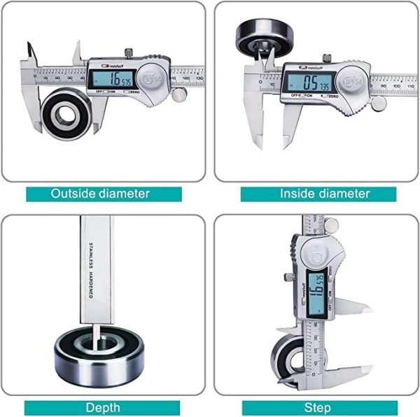 Electronic Micrometer Caliper with LCD Screen, 3 measuring ranges available - Image 3