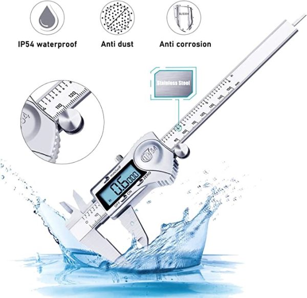 Electronic Micrometer Caliper with LCD Screen, 3 measuring ranges available - Image 5