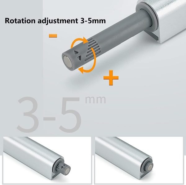 10Pcs Push to Open Cabinet Hardware Magnetic Touch Latches - Image 7