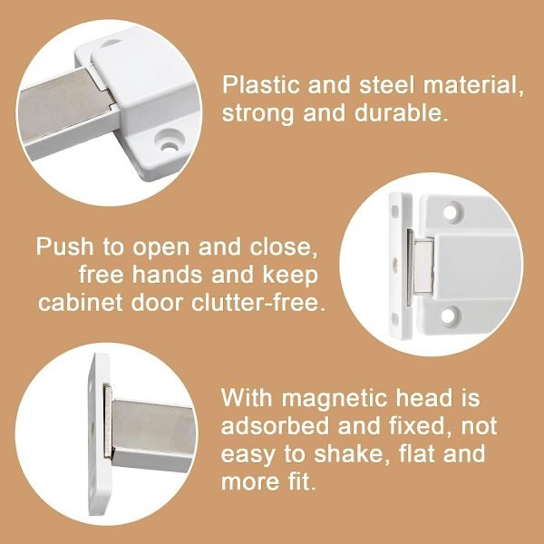 6Pcs Magnetic Push to Open Latches - Image 5