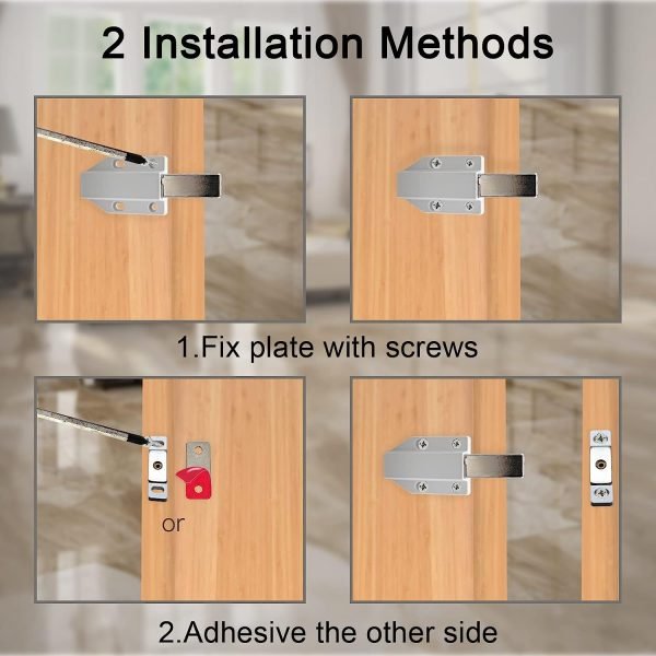 6Pcs Magnetic Push to Open Latches - Image 3