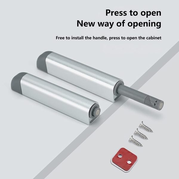 10Pcs Push to Open Cabinet Hardware Magnetic Touch Latches - Image 3