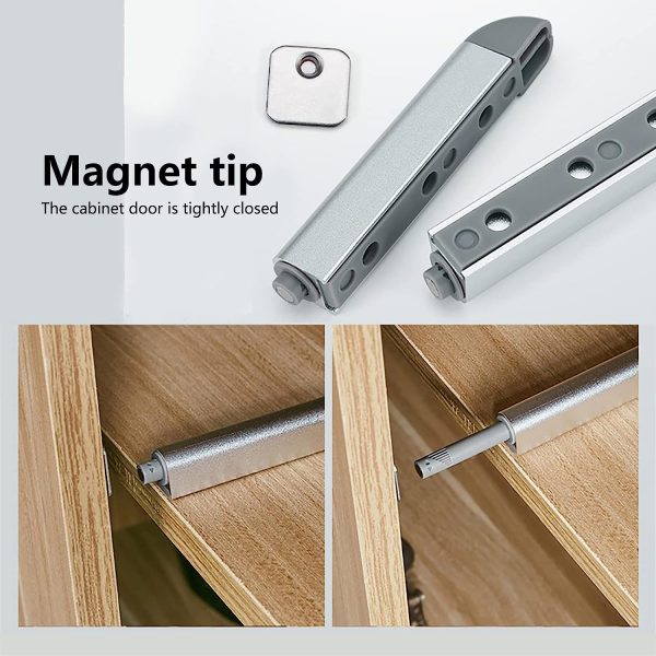 10Pcs Push to Open Cabinet Hardware Magnetic Touch Latches - Image 2