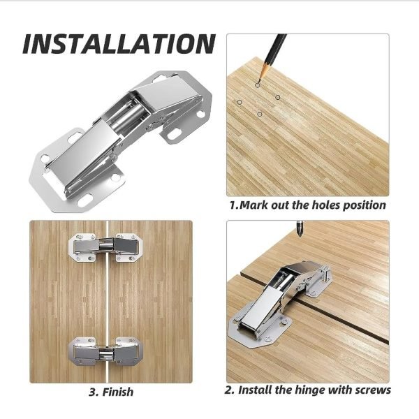 4 PCS Hidden Hinge - Image 5