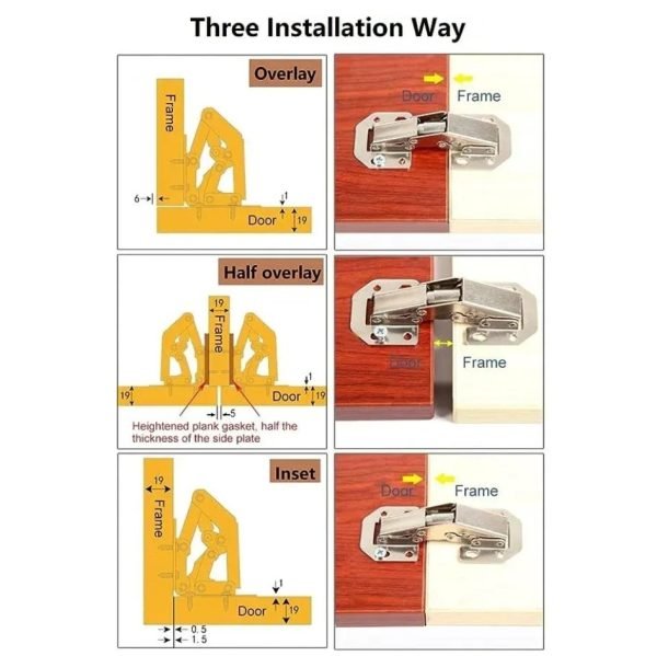 4 PCS Hidden Hinge - Image 6