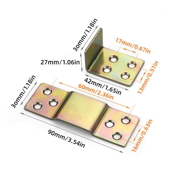 12 set Bed Rail Metal Bracket - Image 7