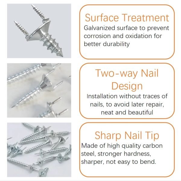 50Pcs Y Shape Invisible Nail - Image 3
