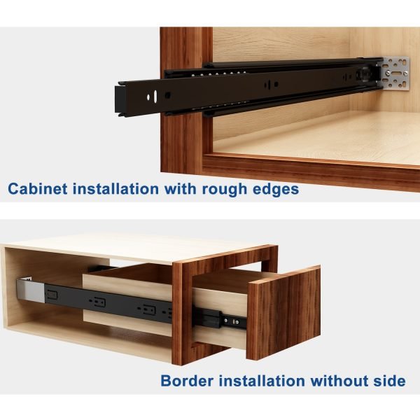 10Pcs Rear Mounting Brackets for Drawer Slide - Image 4