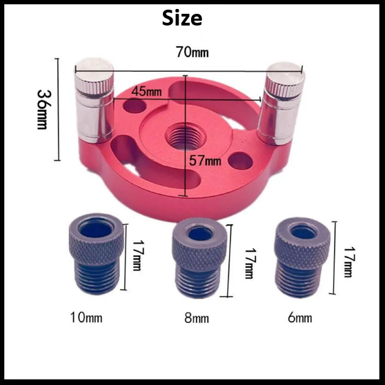 Hole Drill Locator with 2/3/4/5/6/8/10mm sleeve - Image 3