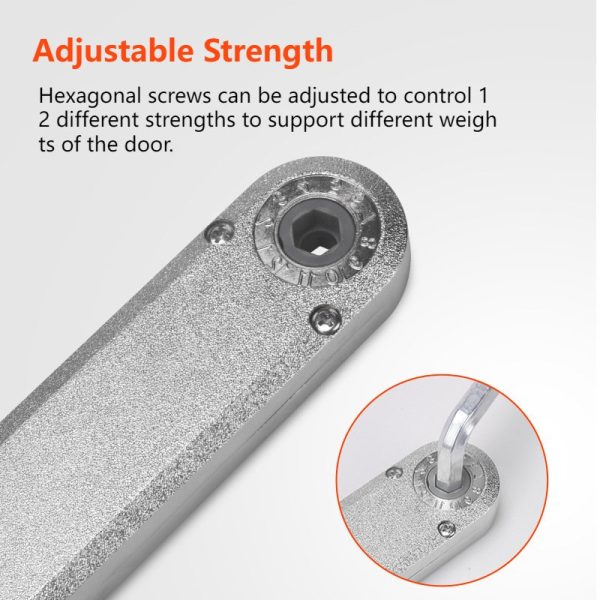2Pcs Heavy Duty Support Hinges, 88lb/40kg - Image 3