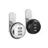 4Pcs Combination Cam Lock,Zinc alloy + plastic
