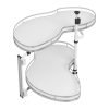 2 Tiers Swing Tray Blind Corner Organizer for 36"/900mm Cabinet